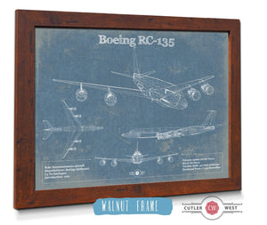 Cutler West Boeing RC-135 Aviation Blueprint Print - Custom Pilot Name Can Be Added