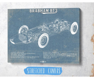 Cutler West Brabham BT3 Formula One Racing Car Vintage Auto Print