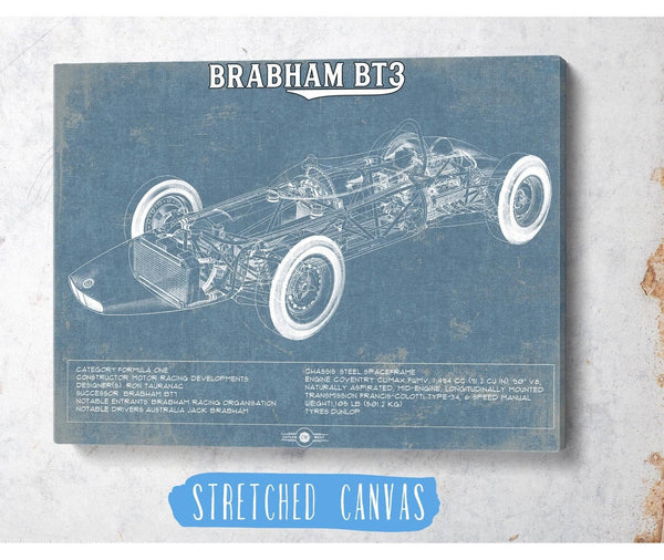 Cutler West Brabham BT3 Formula One Racing Car Vintage Auto Print