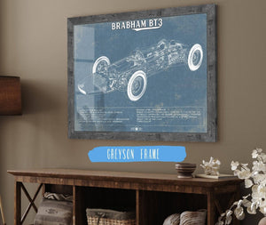 Cutler West Brabham BT3 Formula One Racing Car Vintage Auto Print