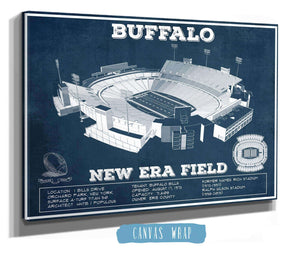 Cutler West Buffalo Bills - New Era Field - Vintage Football Print