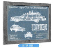 Cutler West Cadillac Collection Cadillac 1959 ECTO-1 Ghostbusters  Blueprint Vintage Auto Print