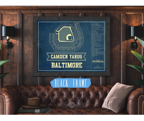 Cutler West Camden Yards Art - Baltimore Orioles Baseball Print