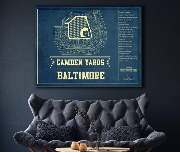 Cutler West Camden Yards Art - Baltimore Orioles Baseball Print
