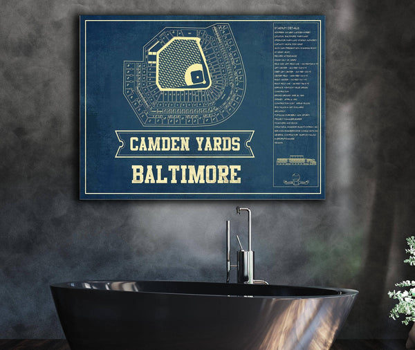 Cutler West Camden Yards Art - Baltimore Orioles Baseball Print