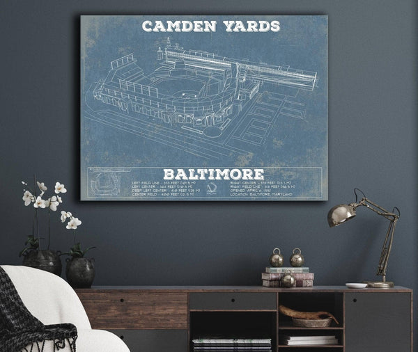 Cutler West Camden Yards Art Baltimore Orioles Baseball Print