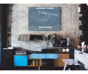 Cutler West Camden Yards Art Baltimore Orioles Baseball Print