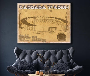 Cutler West Carrara Stadium - AFL Gold Coast Suns Australian Rules Football & Australia Cricket Team Stadium Print