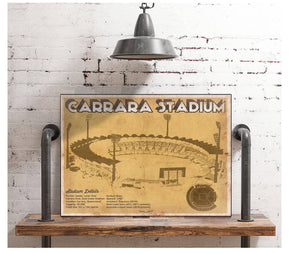 Cutler West Carrara Stadium - AFL Gold Coast Suns Australian Rules Football & Australia Cricket Team Stadium Print