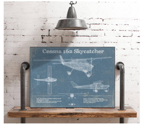 Cutler West Cessna 162 Skycatcher Original Blueprint Art