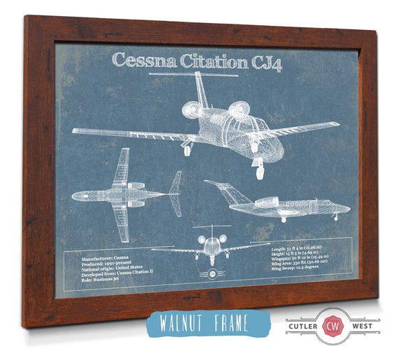 Cutler West Cessna Citation II Original Blueprint Art