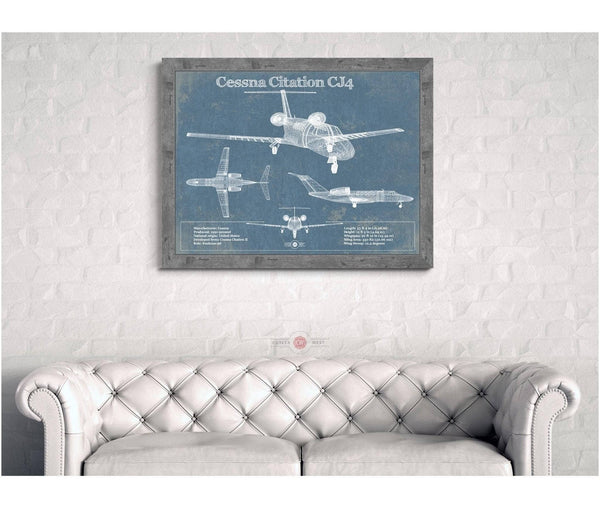 Cutler West Cessna Citation II Original Blueprint Art