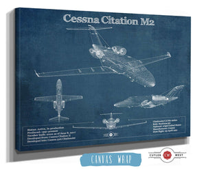 Cutler West Cessna Citation M2 Original Blueprint Art