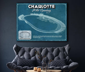 Cutler West Charlotte Motor Raceway NASCAR Race Track Print