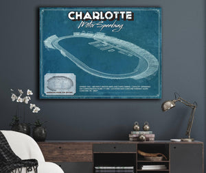 Cutler West Charlotte Motor Raceway NASCAR Race Track Print