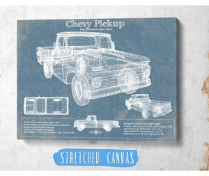 Cutler West Chevy Pickup, First Generation 1960-1966 Vintage Auto Print