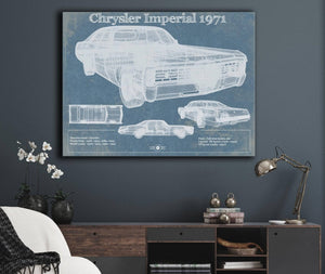 Cutler West Chrysler Imperial 1971 Vintage Car Print