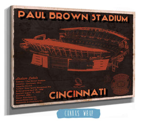 Cutler West Cincinnati Bengals Paul Brown Stadium - Vintage Football Print