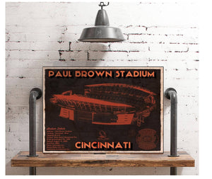 Cutler West Cincinnati Bengals Paul Brown Stadium - Vintage Football Print