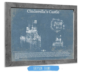 Cutler West Cinderella's Castle Disney Patent Print