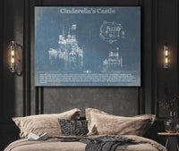 Cutler West Cinderella's Castle Disney Patent Print