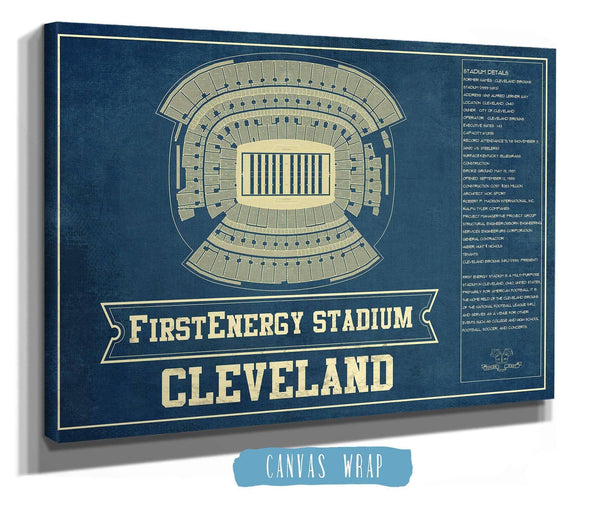 Cutler West Cleveland Browns - FirstEnergy Stadium - Vintage Football Art Print