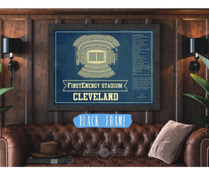 Cutler West Cleveland Browns - FirstEnergy Stadium - Vintage Football Art Print