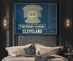 Cutler West Cleveland Browns - FirstEnergy Stadium - Vintage Football Art Print