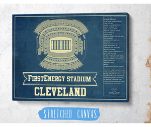 Cutler West Cleveland Browns - FirstEnergy Stadium - Vintage Football Art Print