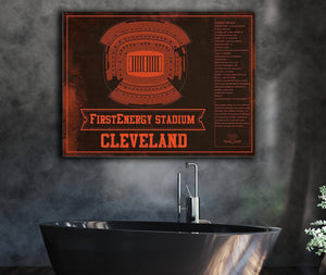 Cutler West Cleveland Browns FirstEnergy Stadium - Vintage Football Art Print