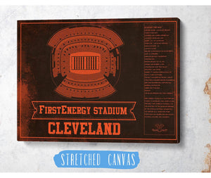 Cutler West Cleveland Browns FirstEnergy Stadium - Vintage Football Art Print