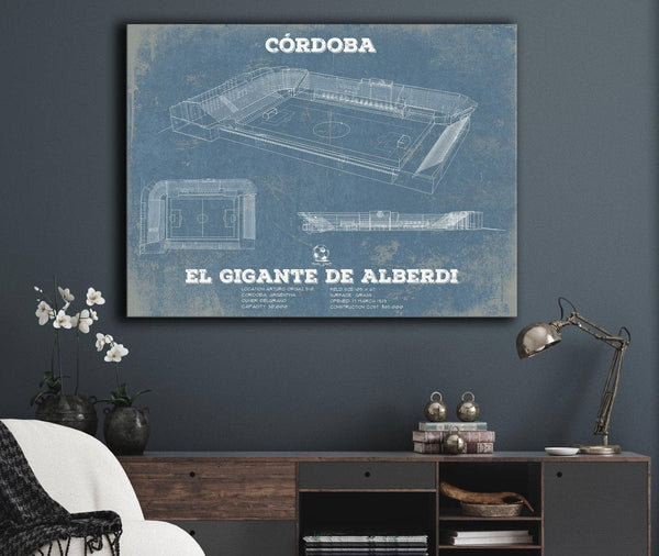 Cutler West Club Atlético Belgrano - Vintage El Gigante de Alberdi Soccer Print