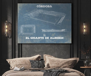 Cutler West Club Atlético Belgrano - Vintage El Gigante de Alberdi Soccer Print