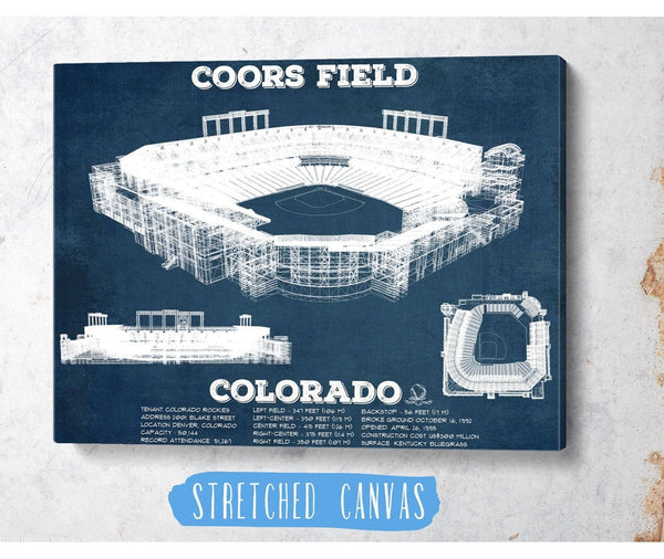 Cutler West Colorado Rockies Coors Field Vintage Baseball Fan Print