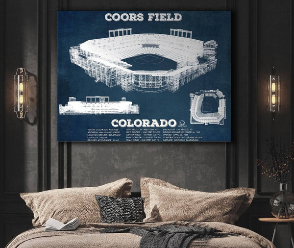 Cutler West Colorado Rockies Coors Field Vintage Baseball Fan Print