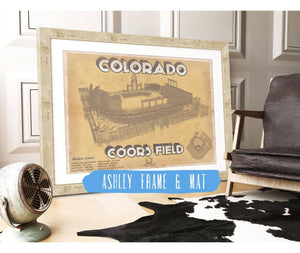 Cutler West Colorado Rockies Coors Field - Vintage Baseball Fan Print