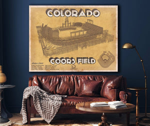 Cutler West Colorado Rockies Coors Field - Vintage Baseball Fan Print