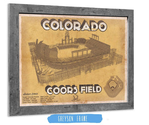 Cutler West Colorado Rockies Coors Field - Vintage Baseball Fan Print