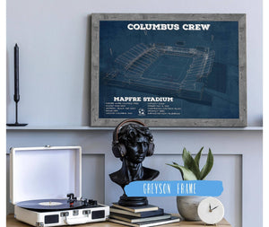 Cutler West Columbus Crew Soccer -MAPFRE Stadium Vintage Soccer Print