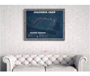 Cutler West Columbus Crew Soccer -MAPFRE Stadium Vintage Soccer Print