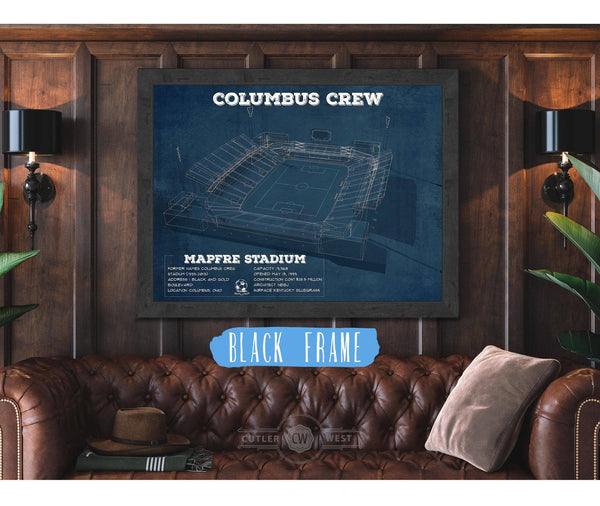Cutler West Columbus Crew Soccer -MAPFRE Stadium Vintage Soccer Print