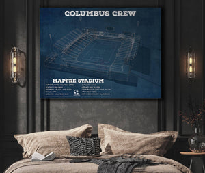 Cutler West Columbus Crew Soccer -MAPFRE Stadium Vintage Soccer Print