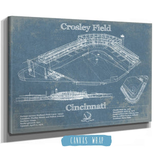 Cutler West Crosley Field - National League's Cincinnati Reds Vintage Baseball Fan Print
