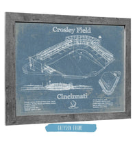 Cutler West Baseball Collection Crosley Field - National League's Cincinnati Reds Vintage Baseball Fan Print