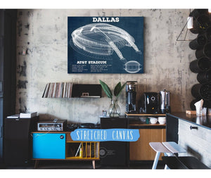 Cutler West Dallas Cowboys - AT&T Stadium - Vintage Football Print