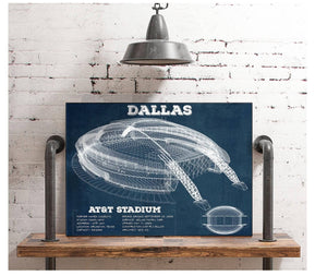 Cutler West Dallas Cowboys - AT&T Stadium - Vintage Football Print