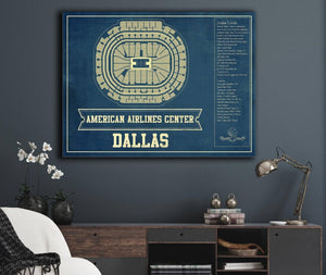 Cutler West Dallas Mavericks Vintage American Airlines Center NBA Print