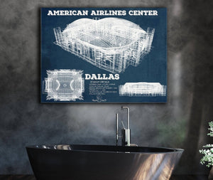 Cutler West Dallas Mavericks - Vintage American Airlines Center NBA Print