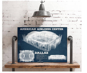 Cutler West Dallas Mavericks - Vintage American Airlines Center NBA Print