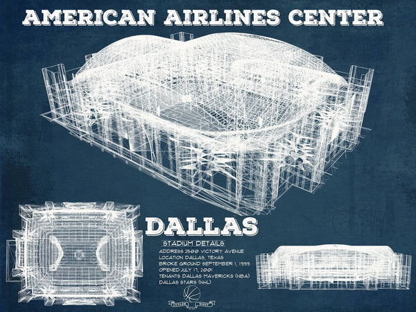 14" x 11" / Unframed Cutler West Dallas Mavericks - Vintage American Airlines Center NBA Print
